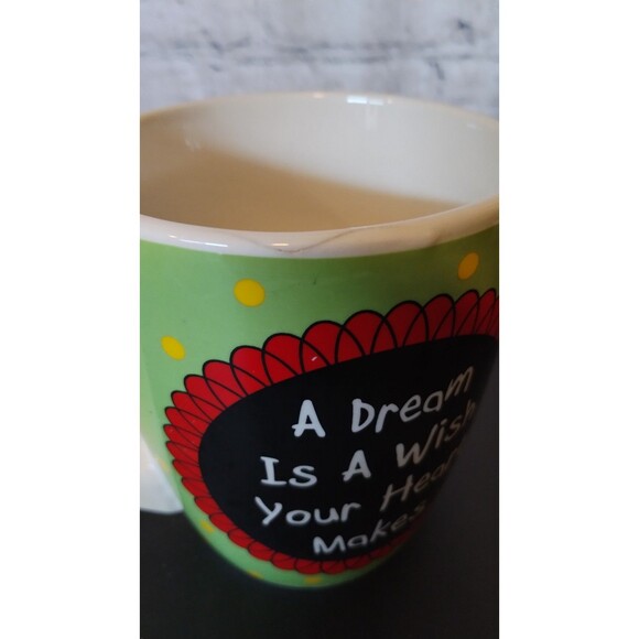 A Dream Is A Wish Your Heart Makes Ceramic Coffee Tea Cup Mug  16 oz. - Picture 5 of 7
